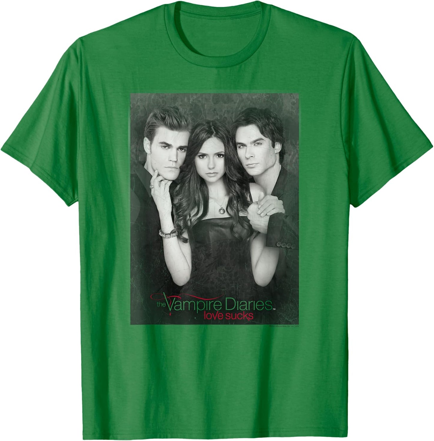 Vampire Diaries That was Then Small T-Shirt - T-Shirt | Irish Green