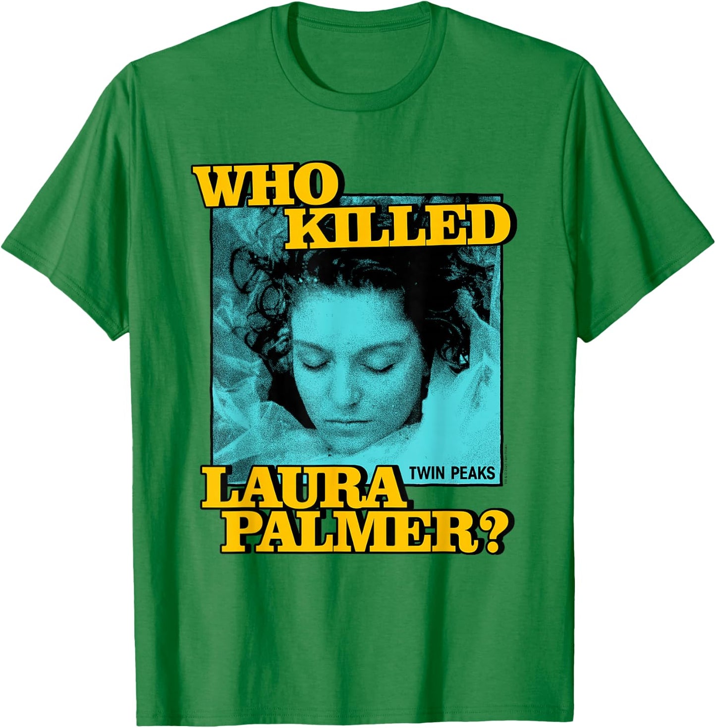 Twin Peaks Pop Art Laura Palmer TV Show T-Shirt - T-Shirt | Irish Green