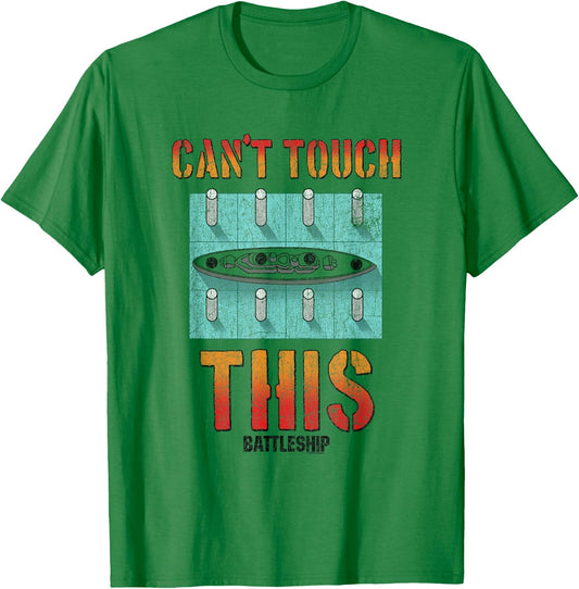 Battleship Can't Touch This Ship T-Shirt - T-Shirt | Irish Green