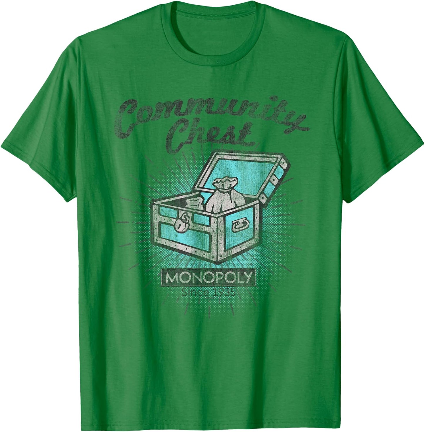 Monopoly Community Chest T-Shirt - T-Shirt | Irish Green