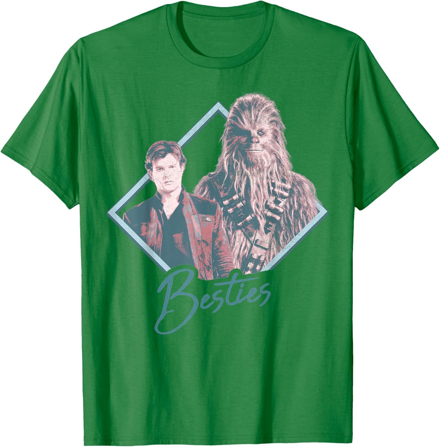 Star Wars Han Solo Movie Chewie Duo Besties Graphic T-Shirt - T-Shirt | Irish Green