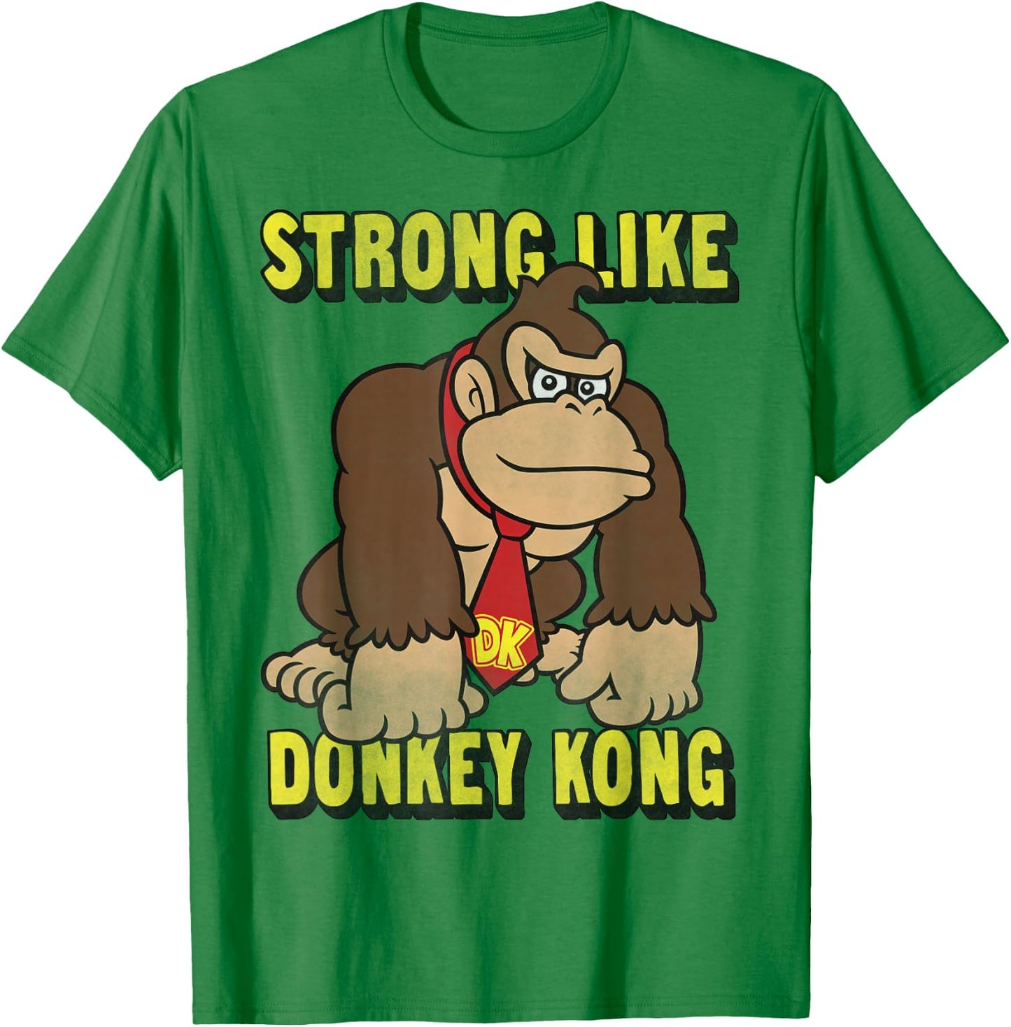 Nintendo Strong Like Donkey Kong Portrait Graphic T-Shirt - T-Shirt | Irish Green