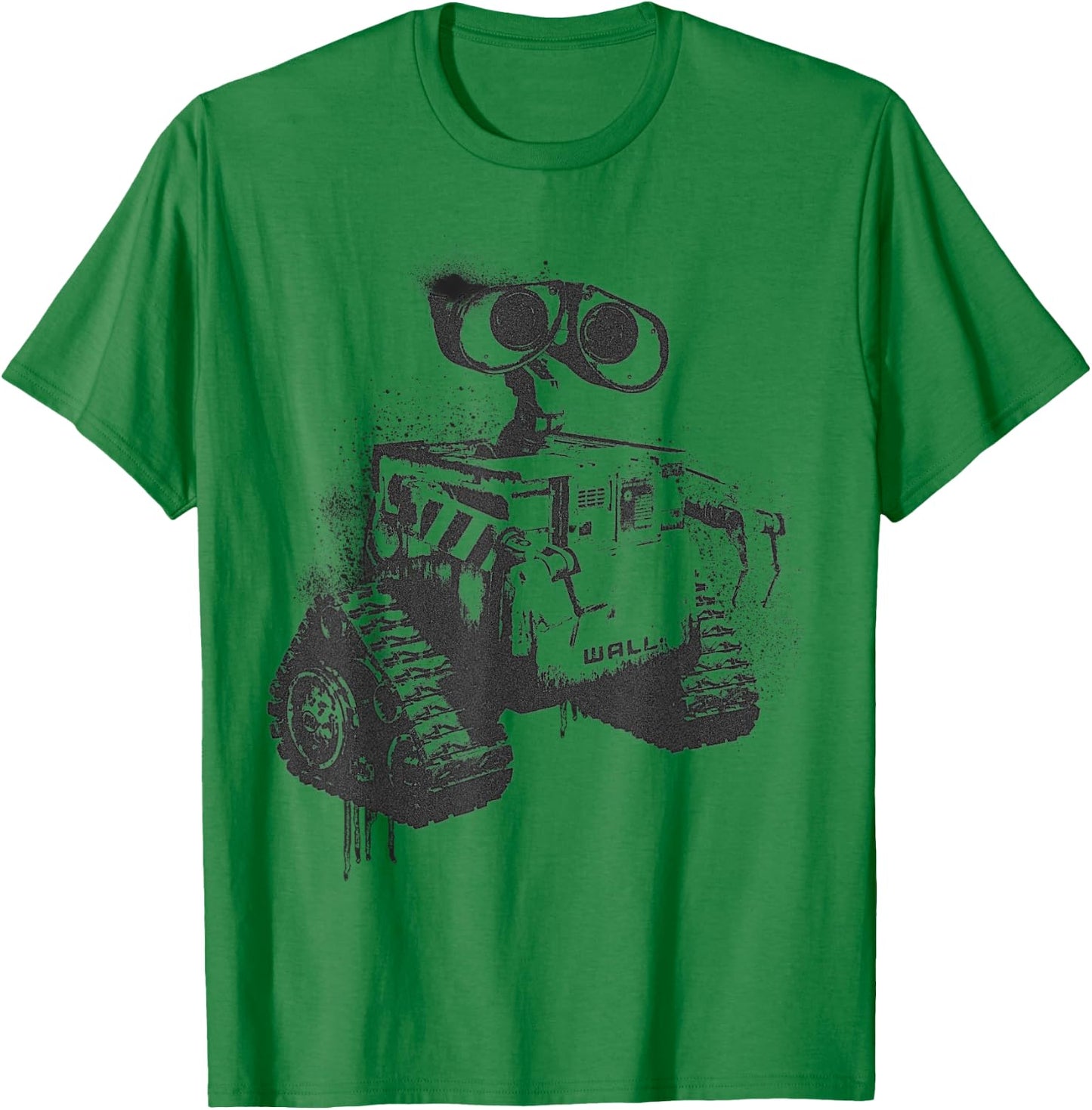 Disney Pixar Wall-E Spray Paint Stencil T-Shirt - T-Shirt | Irish Green