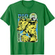 JoJo's Bizarre Adventure Part 3 DIO & The World Illustration T-Shirt - T-Shirt | Irish Green