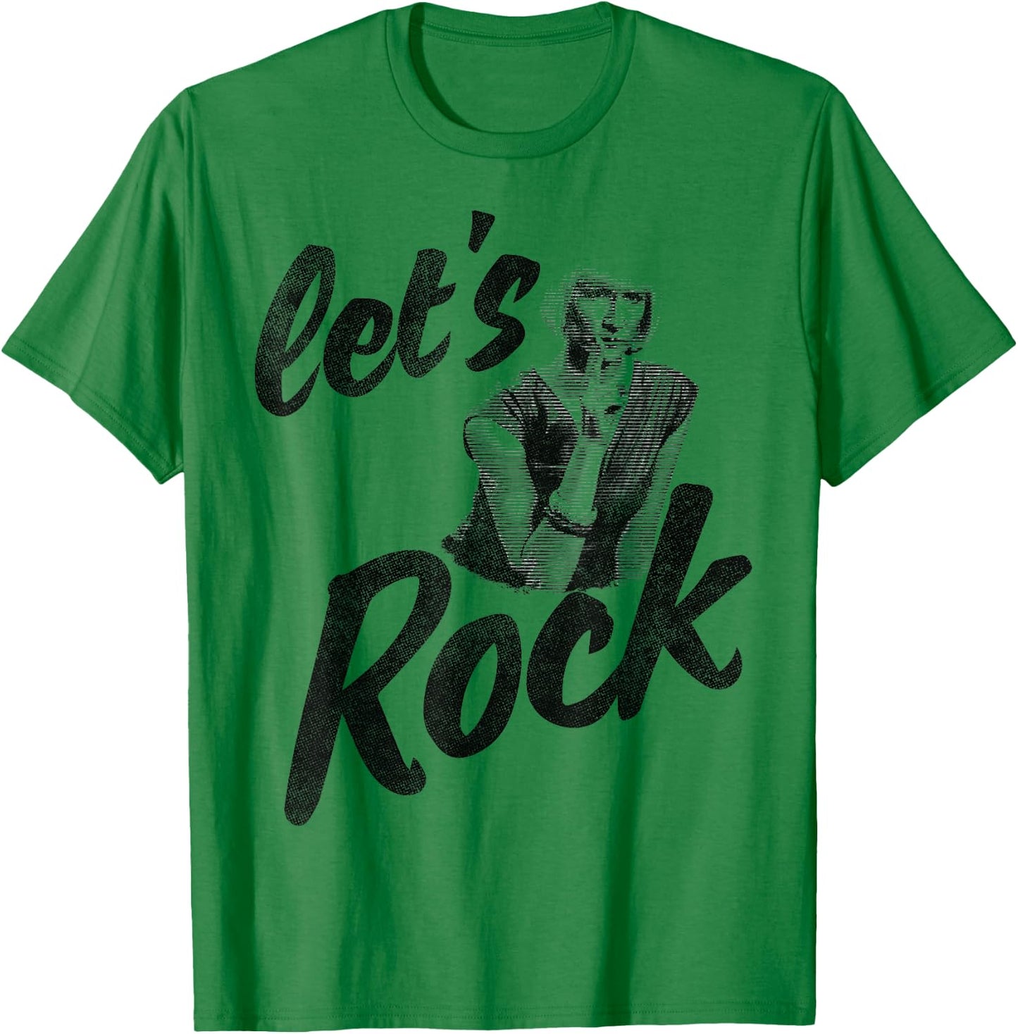 Twin Peaks Let's Rock Vintage Diane Fingers Graphic T-Shirt - T-Shirt | Irish Green