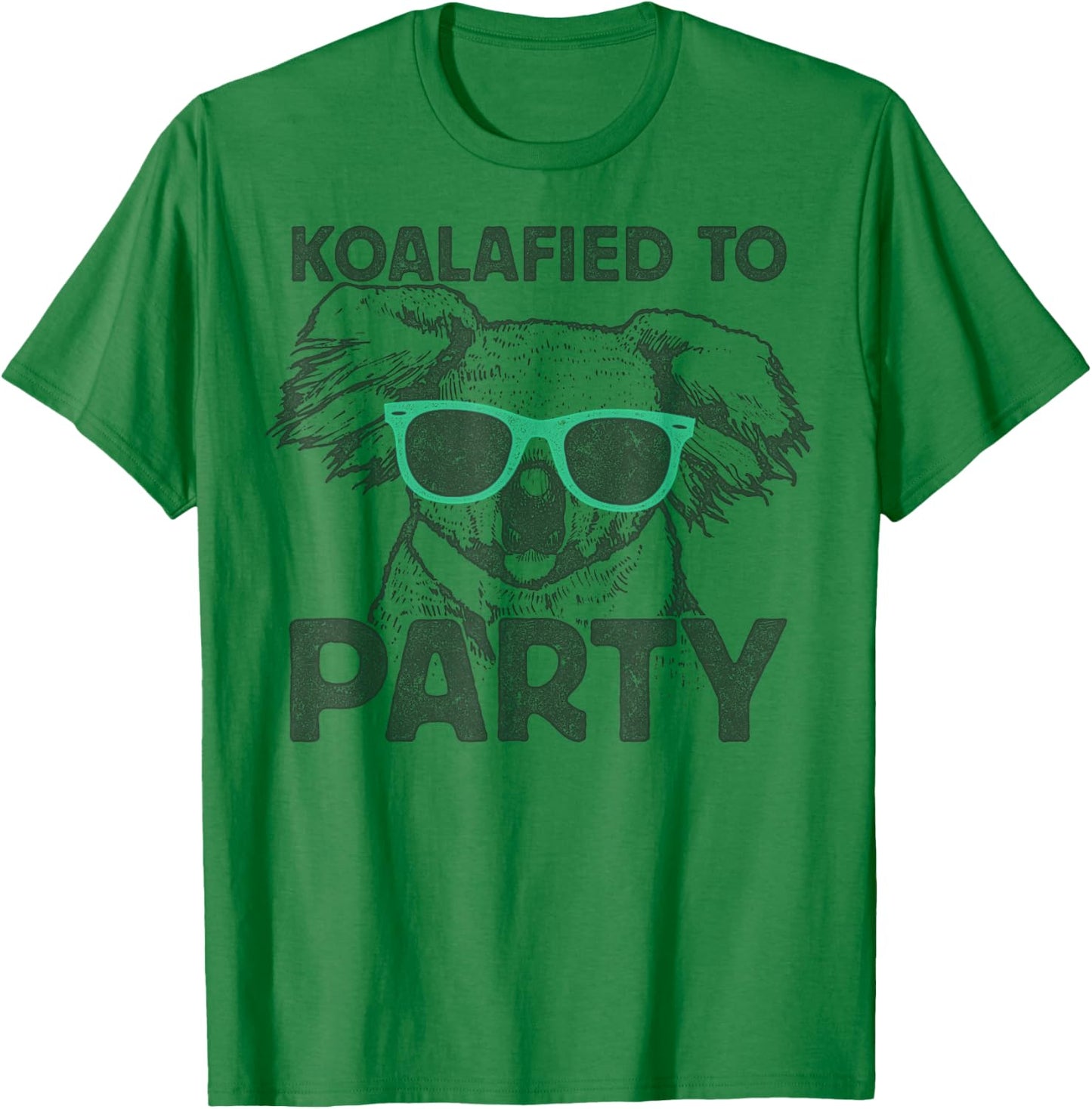 Trendy Koalafied To Party T-Shirt - T-Shirt | Irish Green
