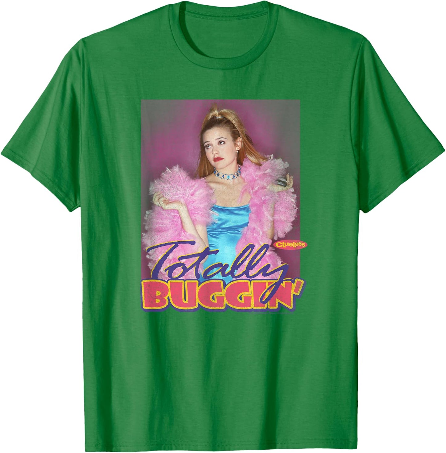 Clueless Totally Buggin T-Shirt - T-Shirt | Irish Green