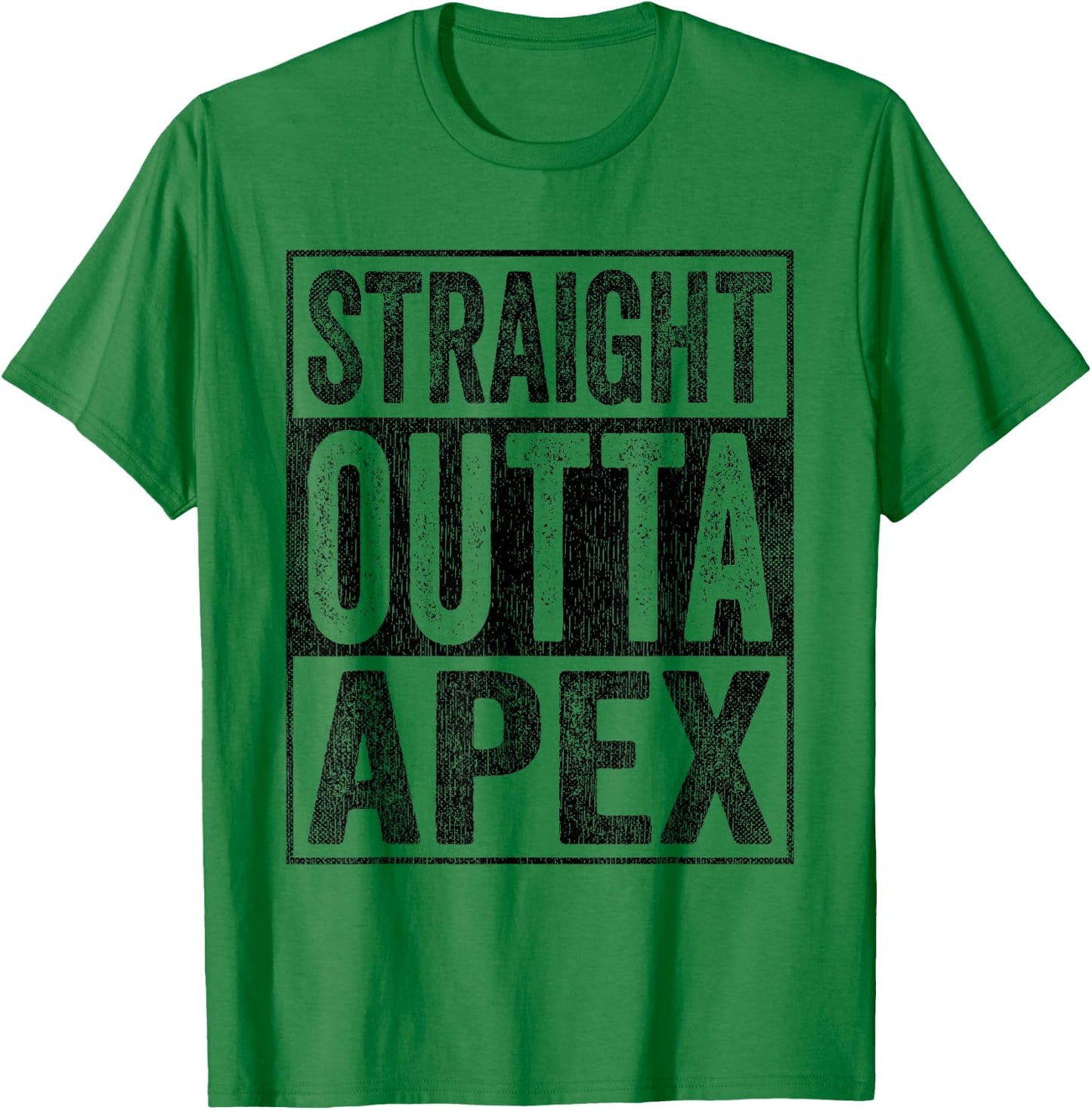 Apex Clothing Straight Outta Apex T-Shirt - T-Shirt | Irish Green