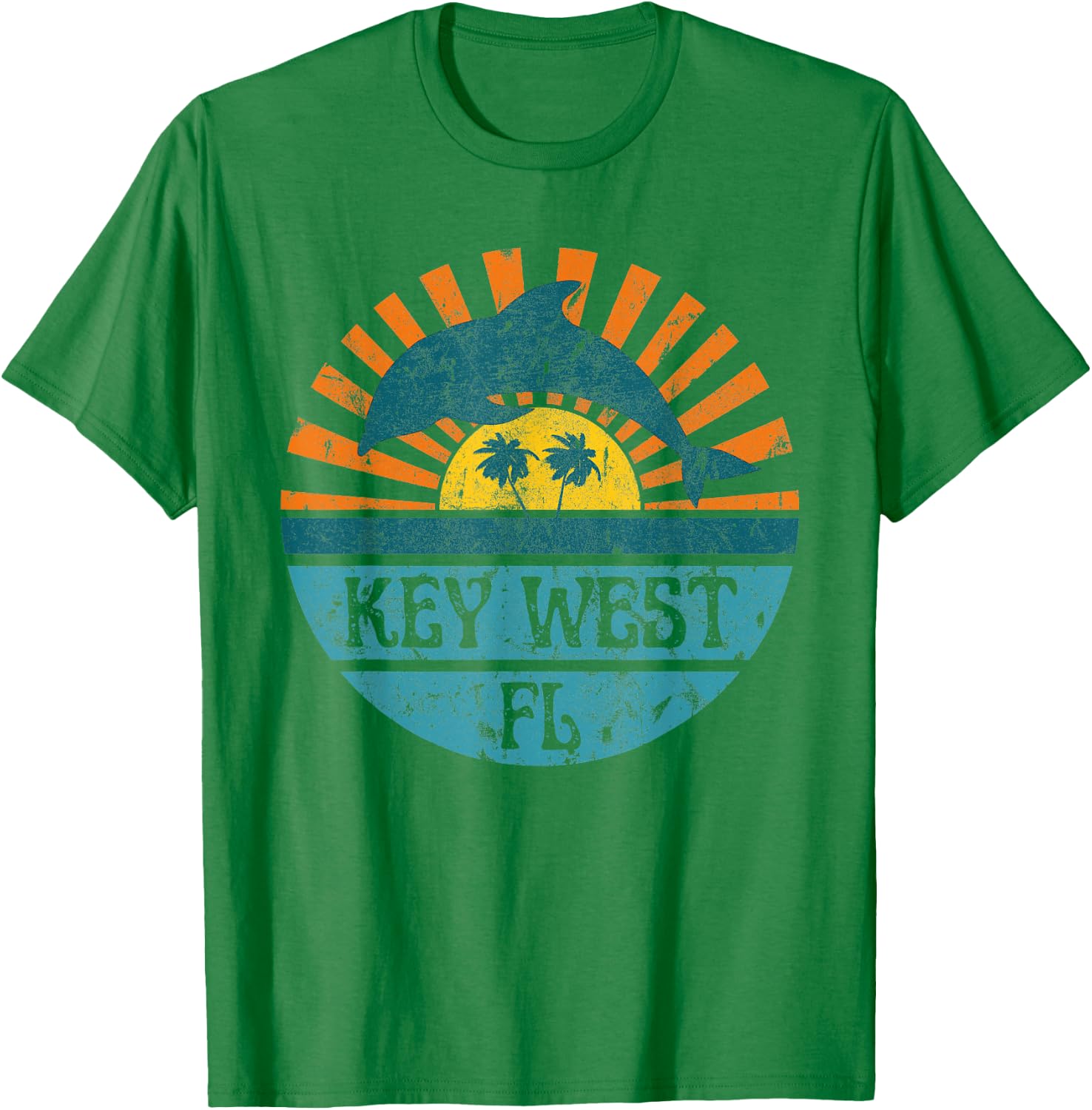 Key West Women Girls Kids T-Shirt - T-Shirt | Irish Green