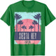 Siesta Key Beach Florida FL Vintage Vaporwave Retro 80s Men Women Kids T-Shirt - T-Shirt | Irish Green