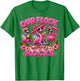 Our Flock Rocks Flamingo Summer Vacation Family Matching T-Shirt - T-Shirt | Irish Green
