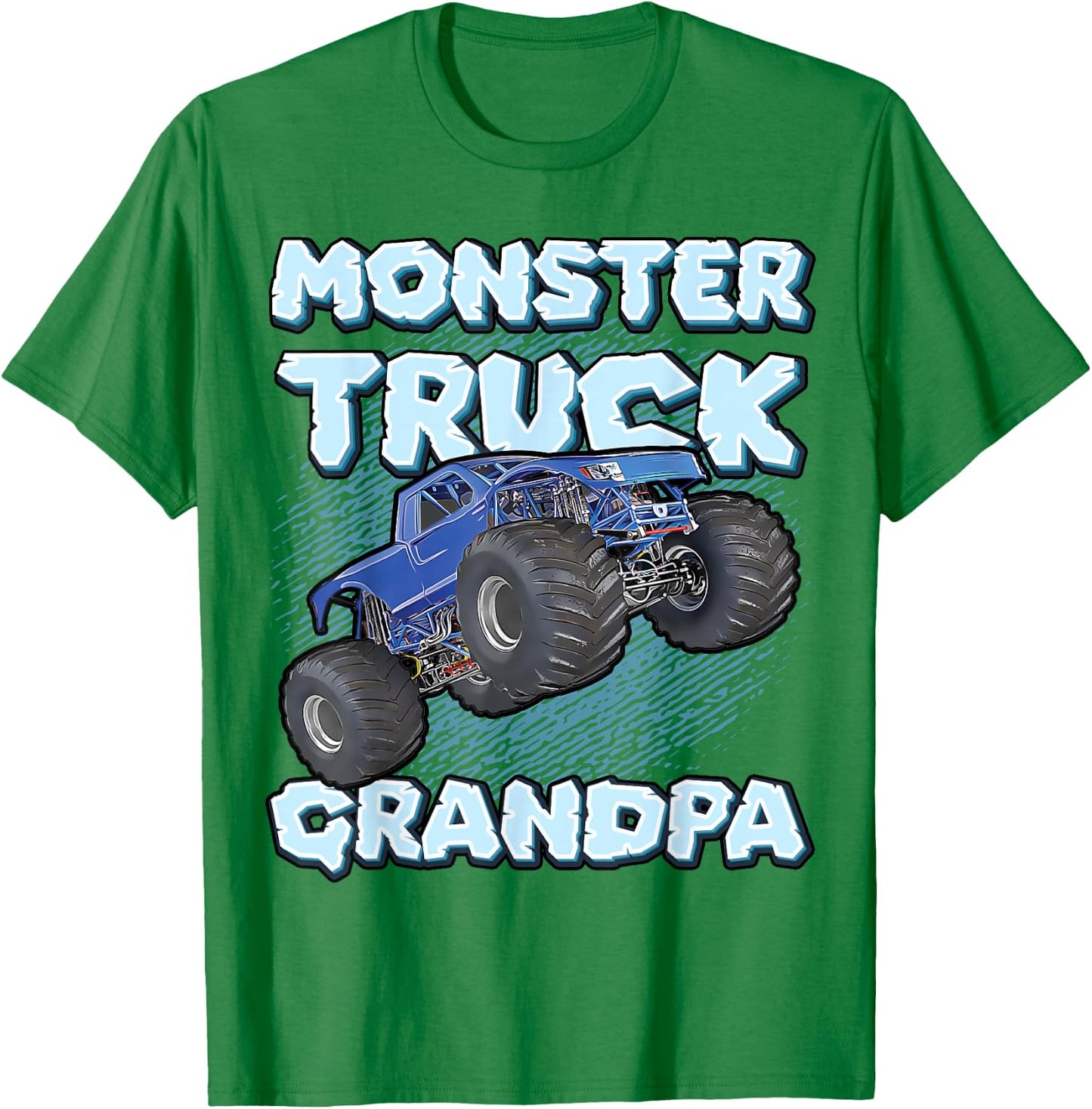 Monster Truck Grandpa For Grandpas Funny Cool Monster Truck T-Shirt - T-Shirt | Irish Green
