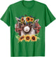 Sunflower Baby Goat Farmlife Cute Farm Animal T-Shirt - T-Shirt | Irish Green