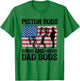 American Flag Mechanic 4th Of July Piston Rods And Dad Bods T-Shirt - T-Shirt | Irish Green