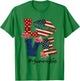Love Glammy life -Lips flag-Gift Independence day Men T-Shirt - T-Shirt | Irish Green