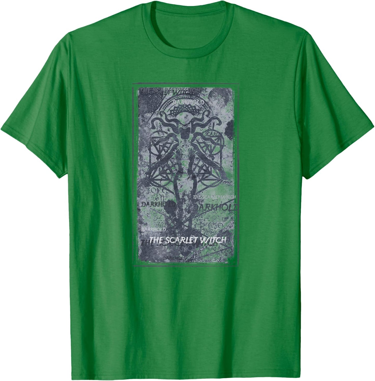 Marvel Doctor Strange the Scarlett Witch Darkhold T-Shirt - T-Shirt | Irish Green