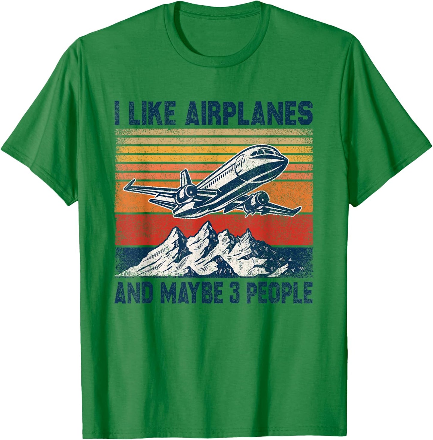 Funny Aviator Pilot Airplane Plane Aviation Gifts Men Women T-Shirt - T-Shirt | Irish Green