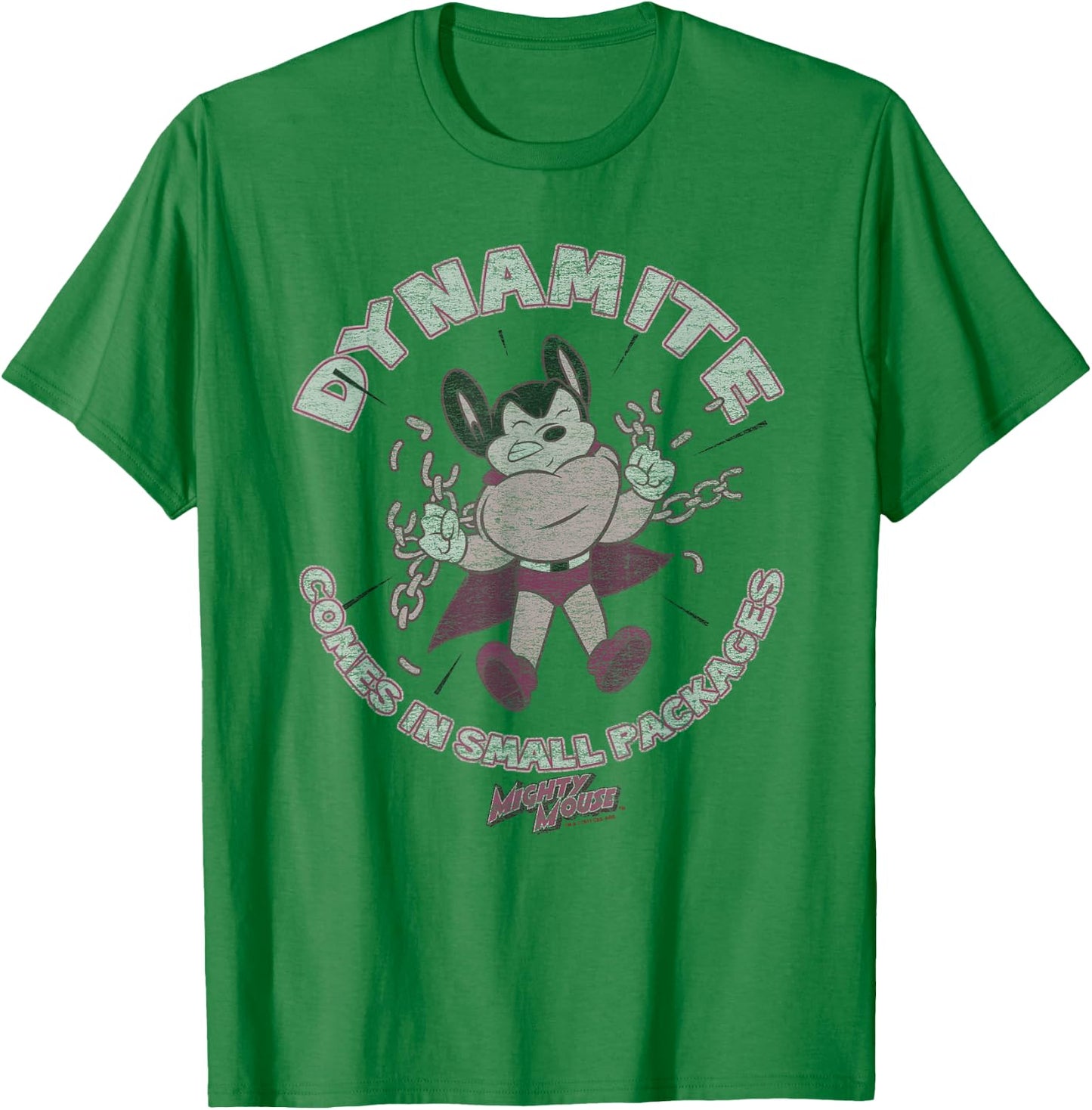 Mighty Mouse Dynamite T-Shirt - T-Shirt | Irish Green