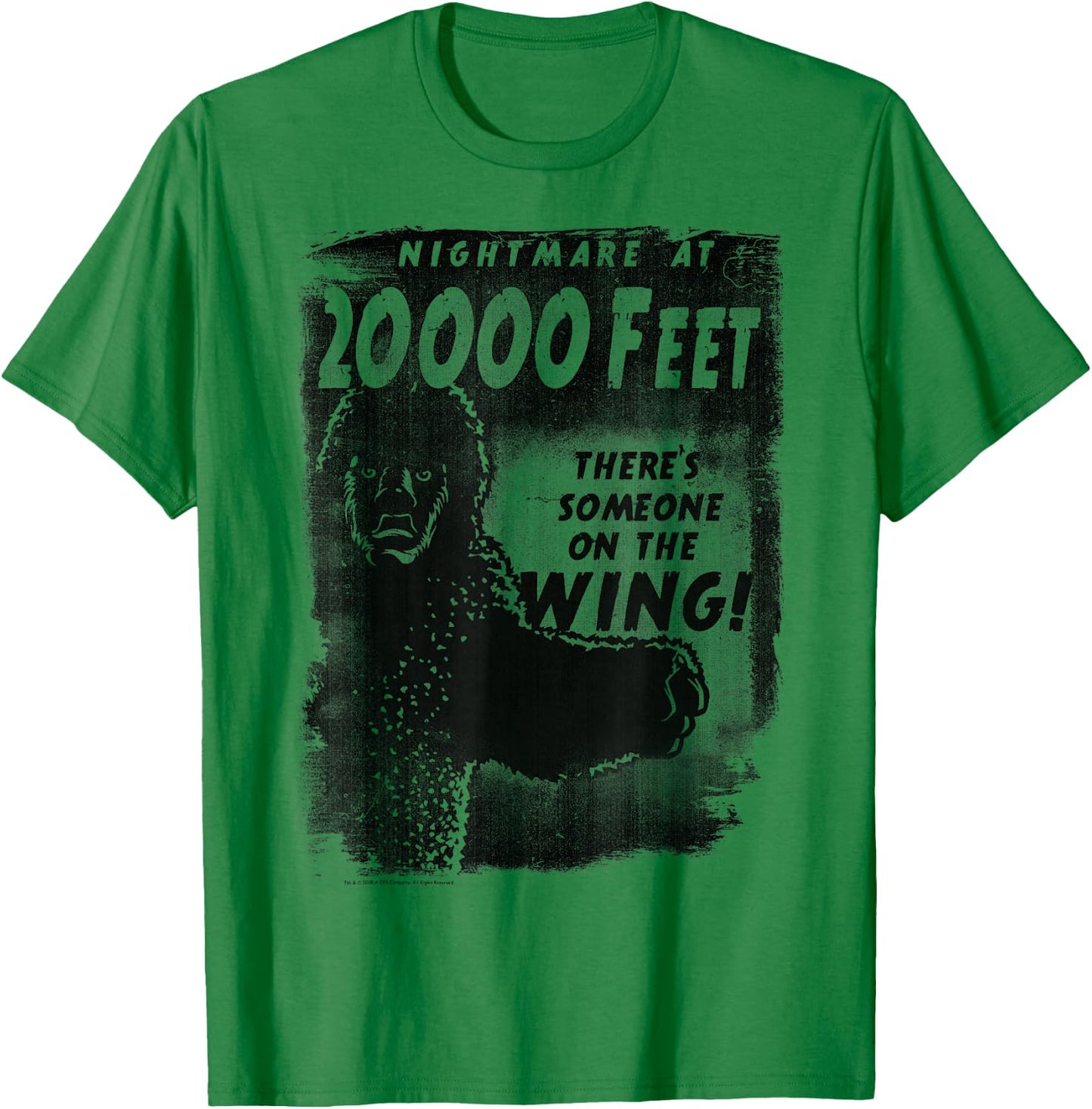 The Twilight Zone There's Something On The Wing T-Shirt - T-Shirt | Irish Green
