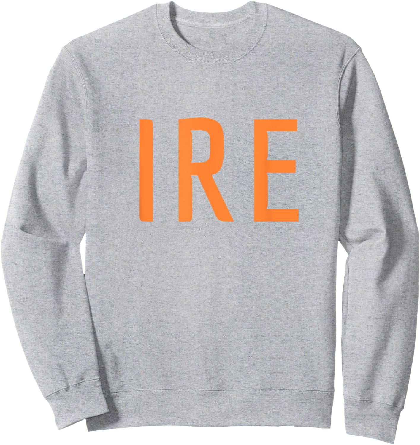 IRE - Ireland Three Part Combo Design - Irish Flag Part 1 Sweatshirt - Sweatshirt | Ash