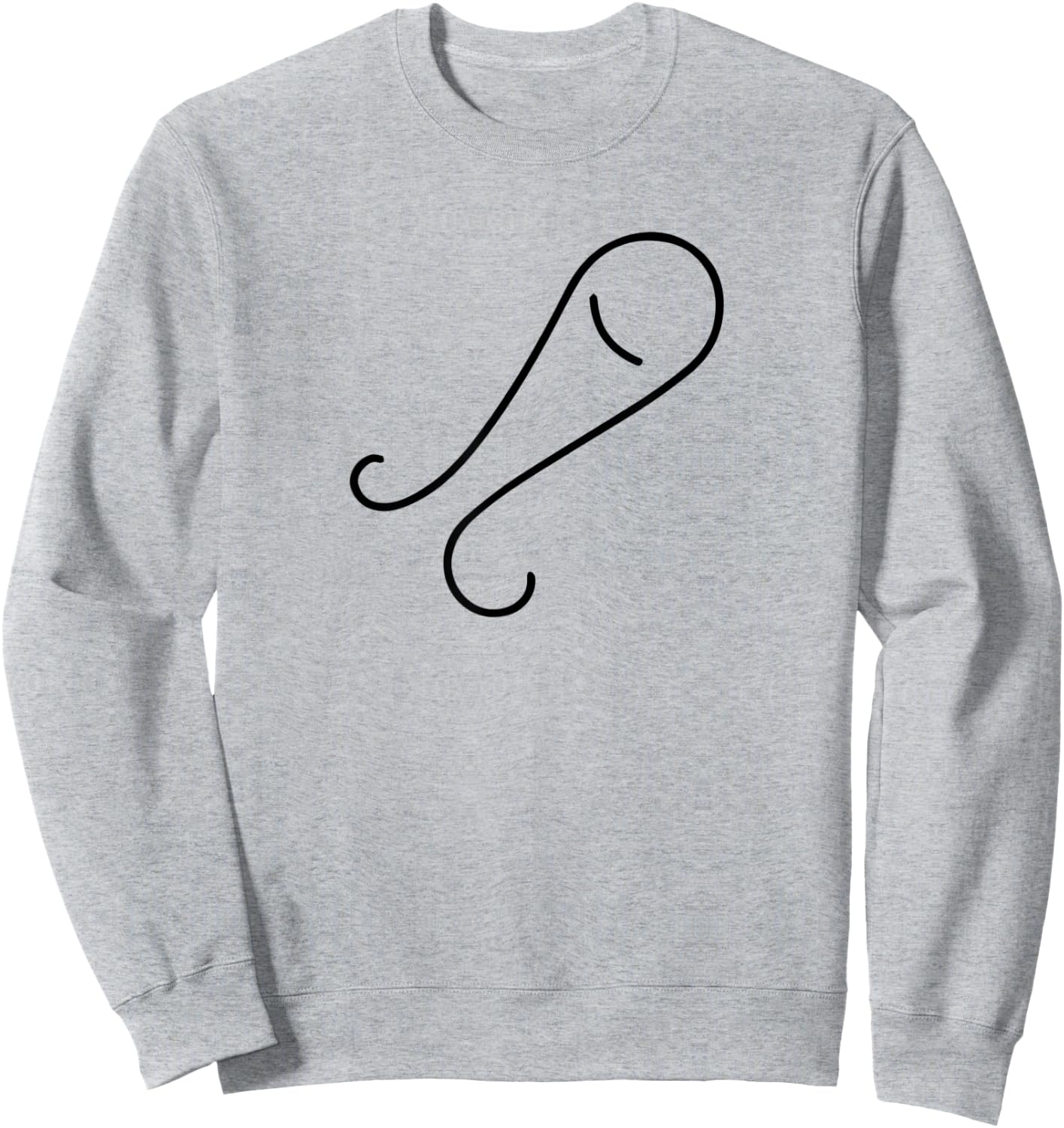 Fish Rocket Burgers Funny Cute Family Show Sweatshirt - Sweatshirt | Ash
