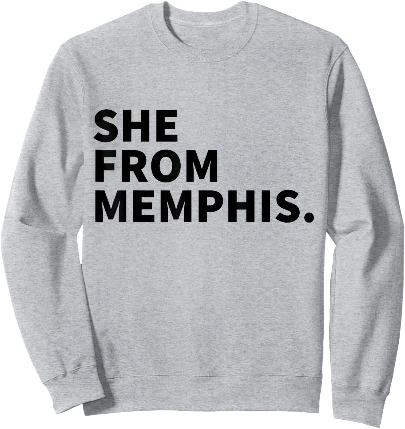She From Memphis Sweatshirt - Sweatshirt | Ash