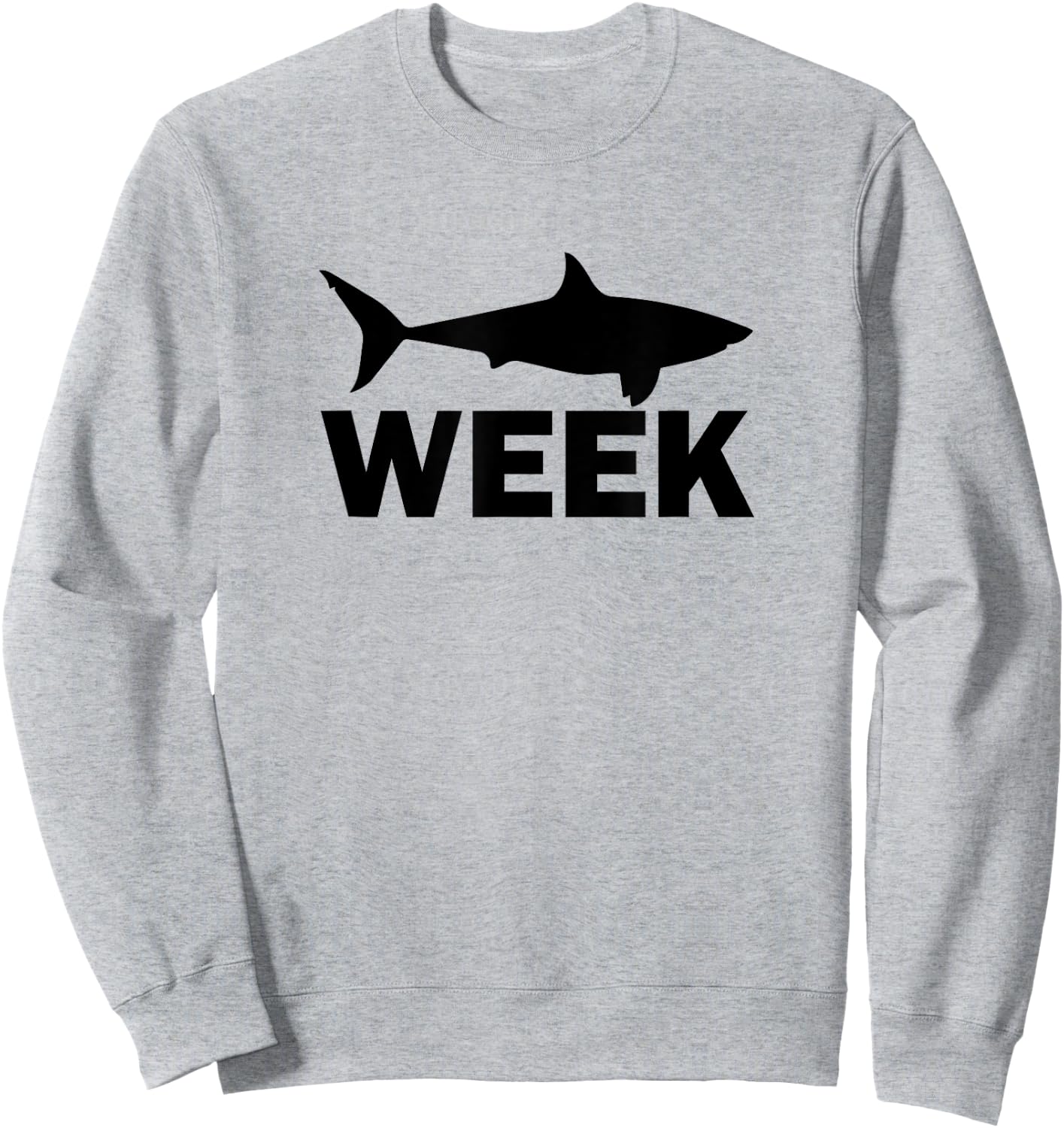 Week of Shark Funny Sharks Great Discovery Time Sweatshirt - Sweatshirt | Ash