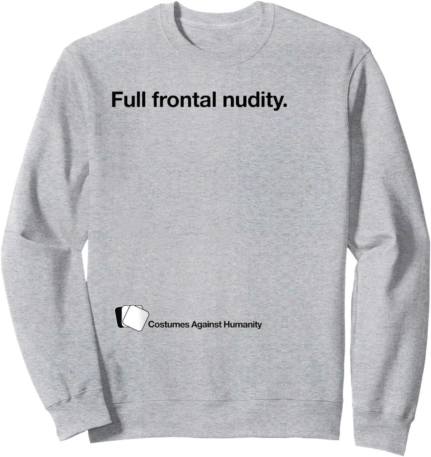 Funny Halloween Against Humanity Group & Couple Costume Sweatshirt - Sweatshirt | Ash