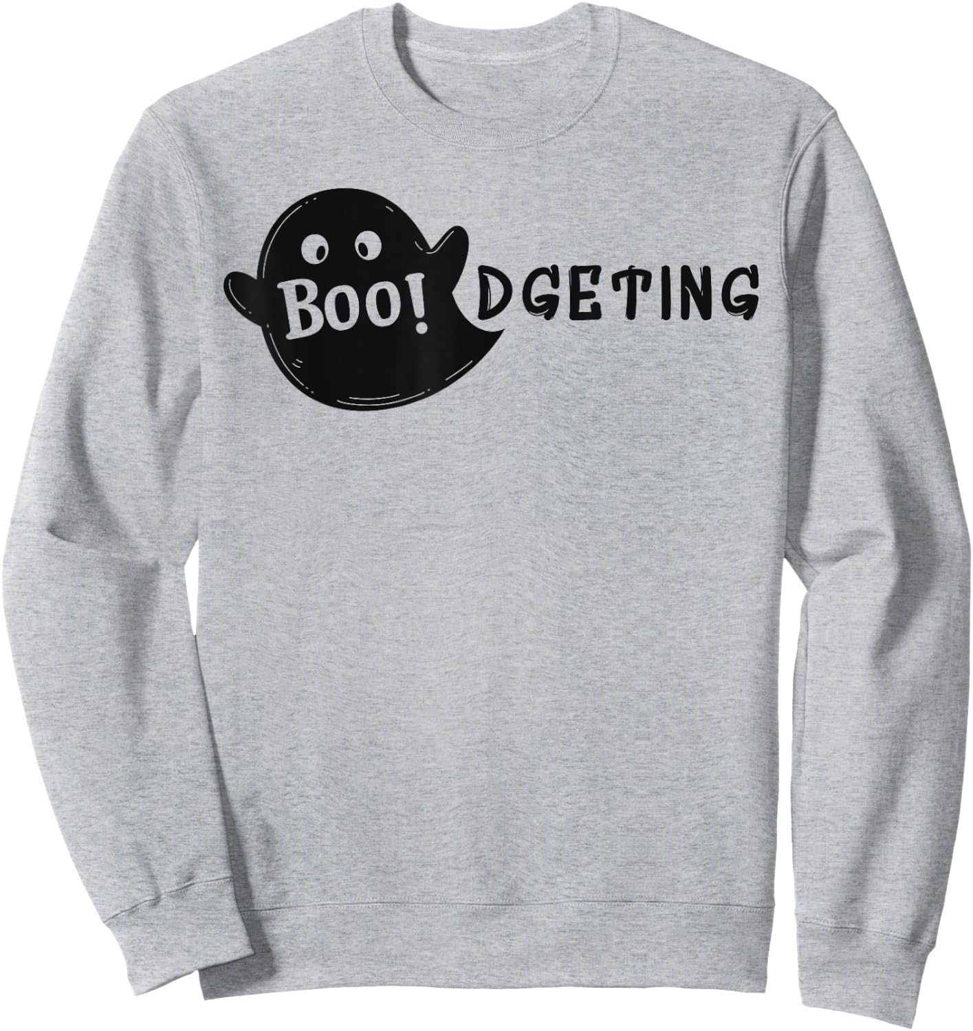 Boodgeting Halloween Humor Finance Department Sweatshirt - Sweatshirt | Ash