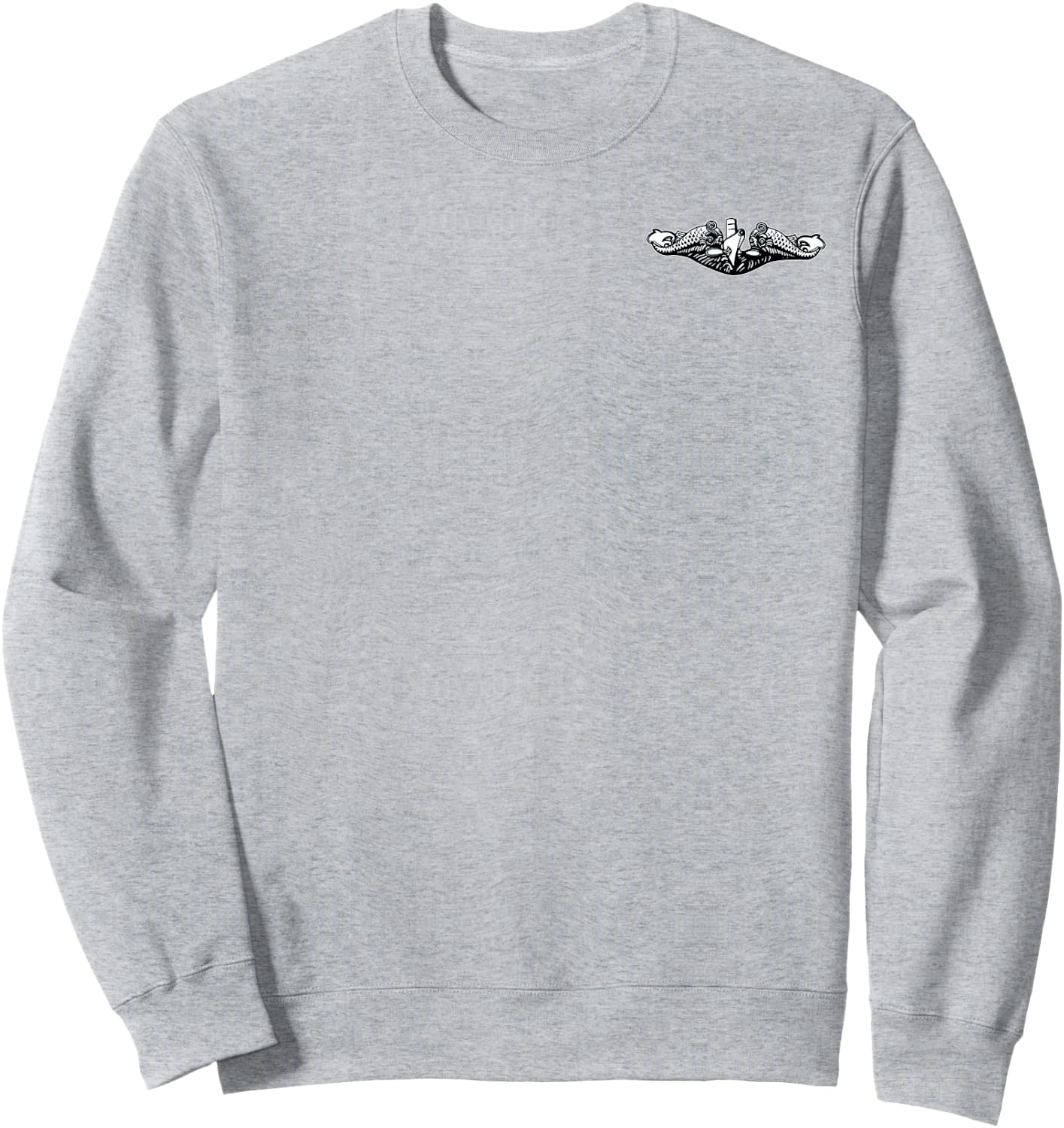U.S Submarine Force Veteran Flag Submariner Silent Service Sweatshirt - Sweatshirt | Ash