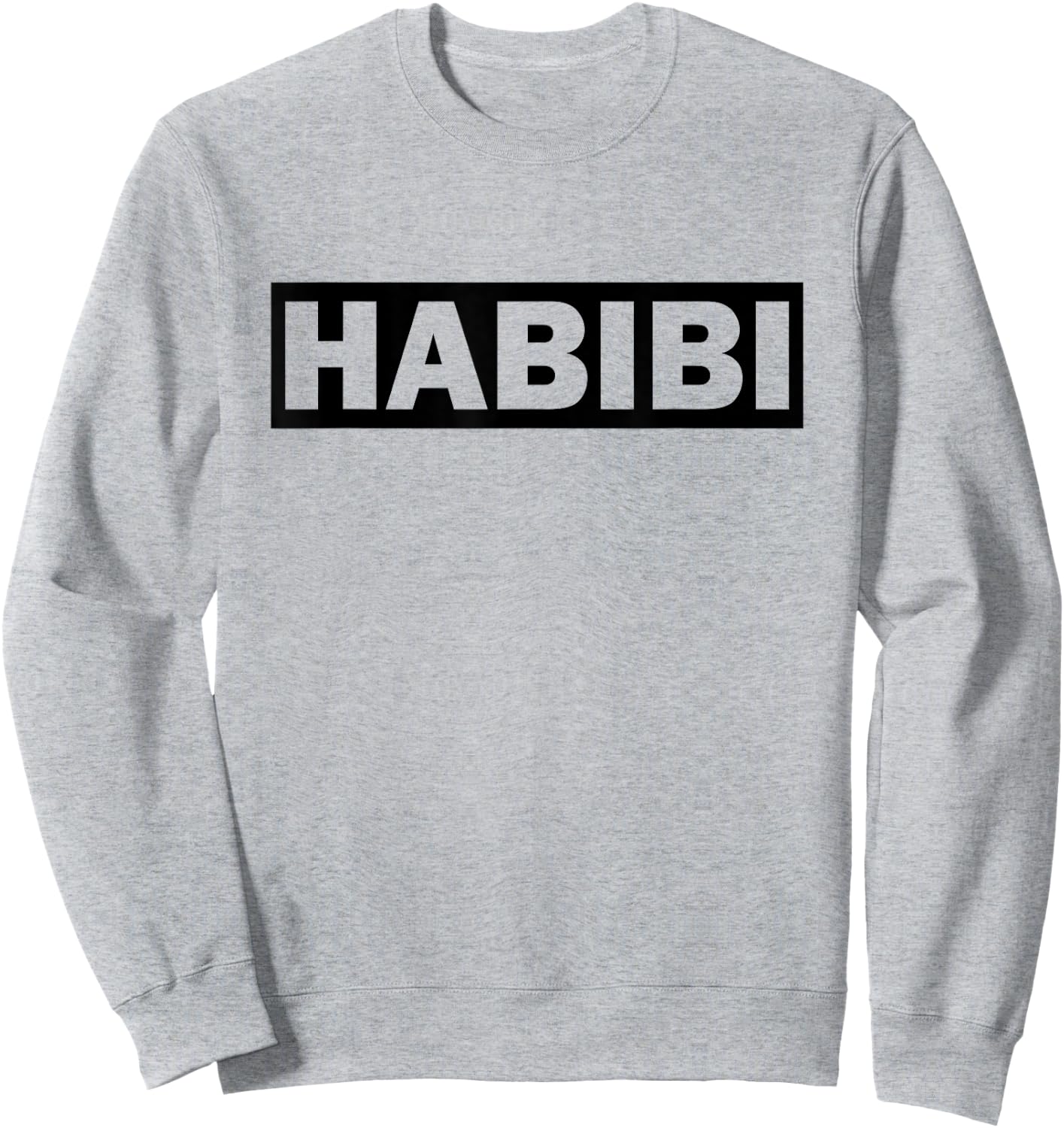 Habibi Arabic Arabian Oriental Sweetheart Arab Islam Muslim Sweatshirt - Sweatshirt | Ash