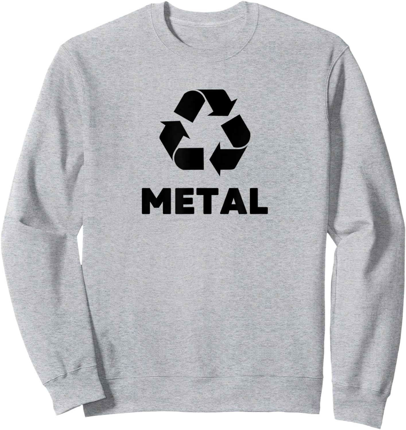 Recycling garbage Trash can Halloween Group Costumes Metal Sweatshirt - Sweatshirt | Ash