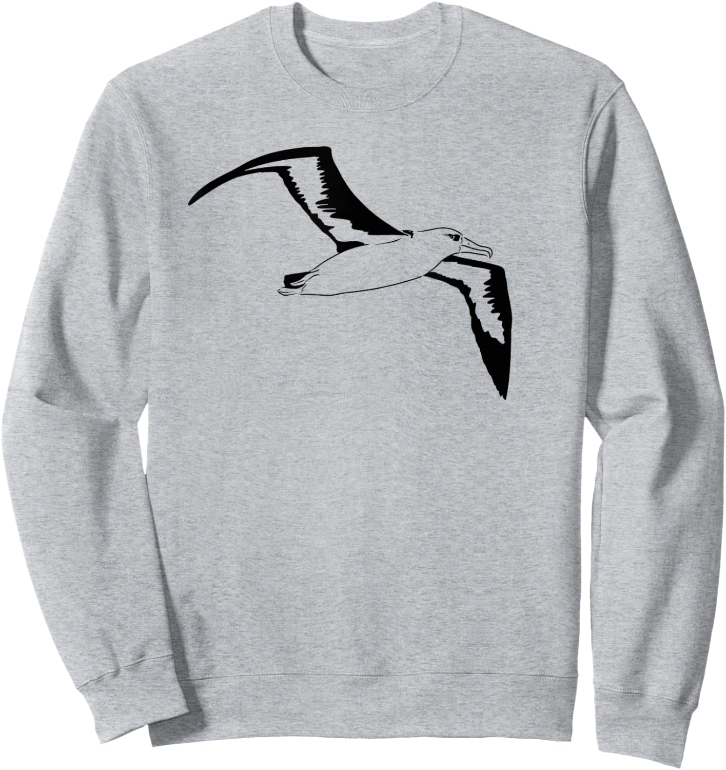 Flying Albatross Bird Seabird Gift Adult Men Women Kids Sweatshirt - Sweatshirt | Ash