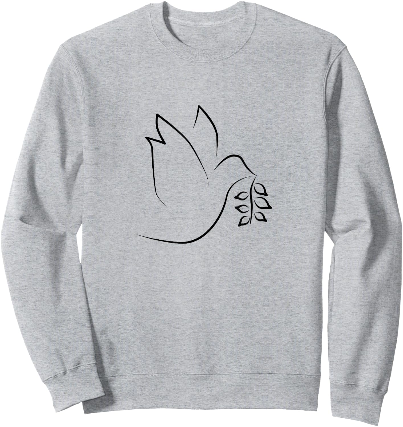 Dove of Peace, Christian Dove for Peace, Bible & Church Sweatshirt - Sweatshirt | Ash