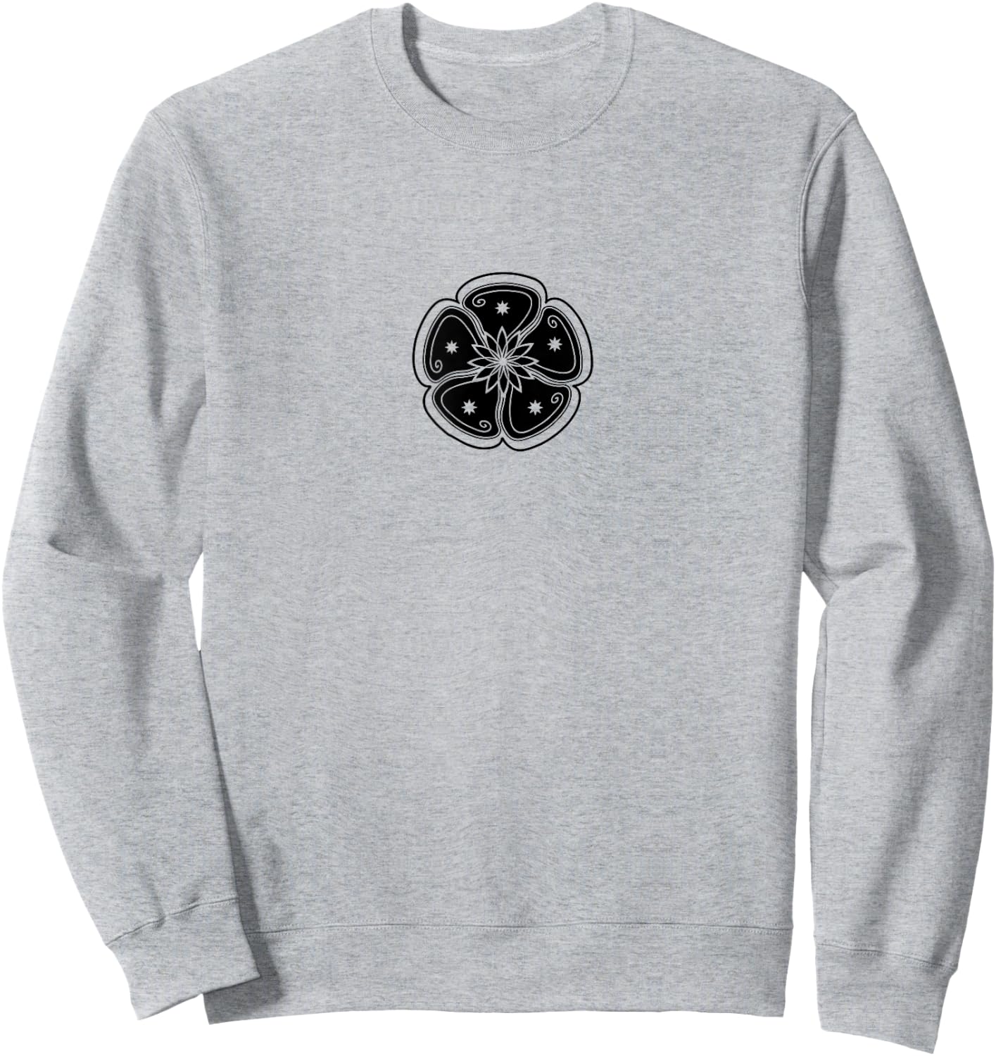 Peyote Cactus Symbol Mandala Lophophora Williamsii Desert Sweatshirt - Sweatshirt | Ash