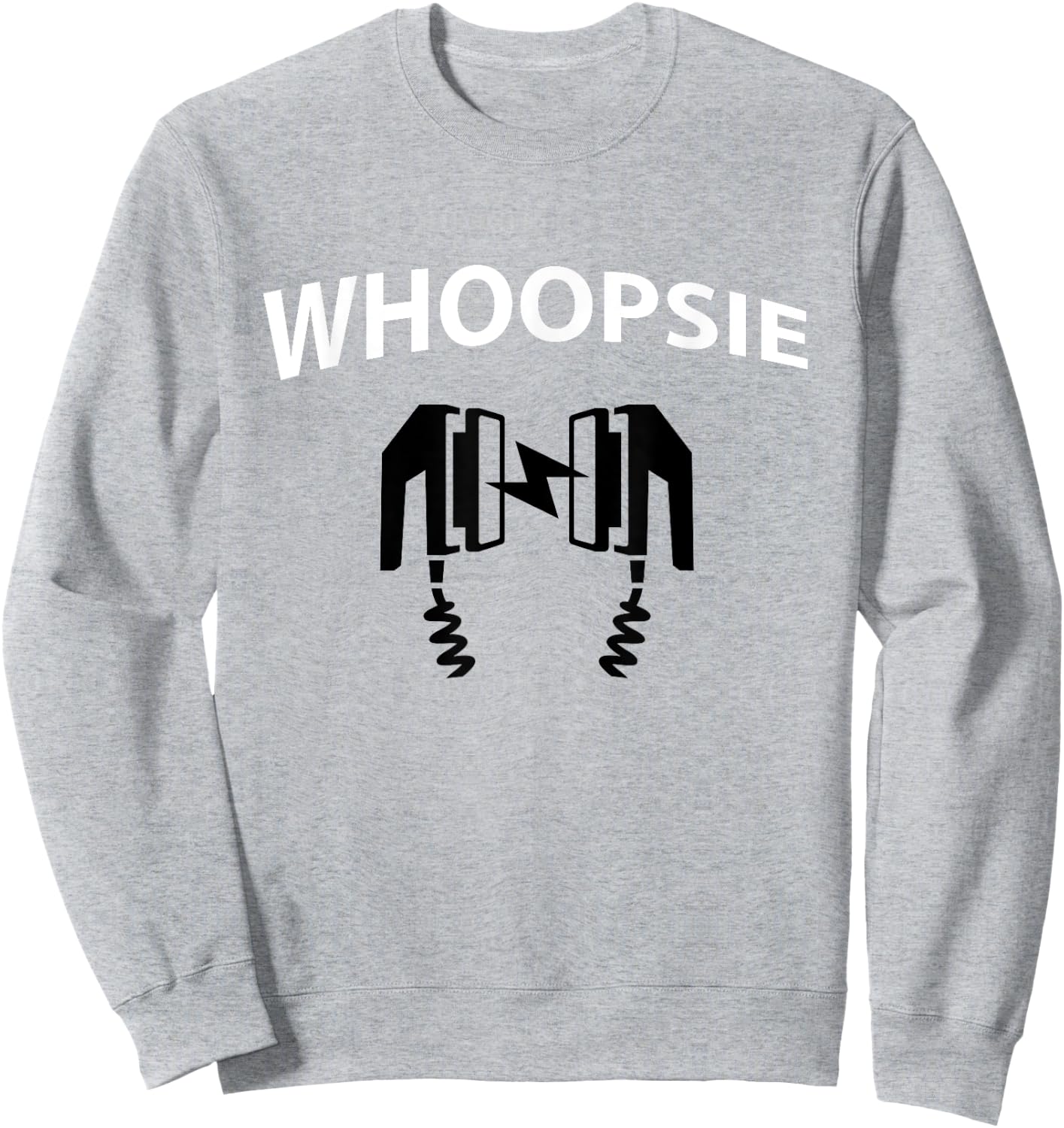 Whoopsie Defibrillators Sweatshirt - Sweatshirt | Ash