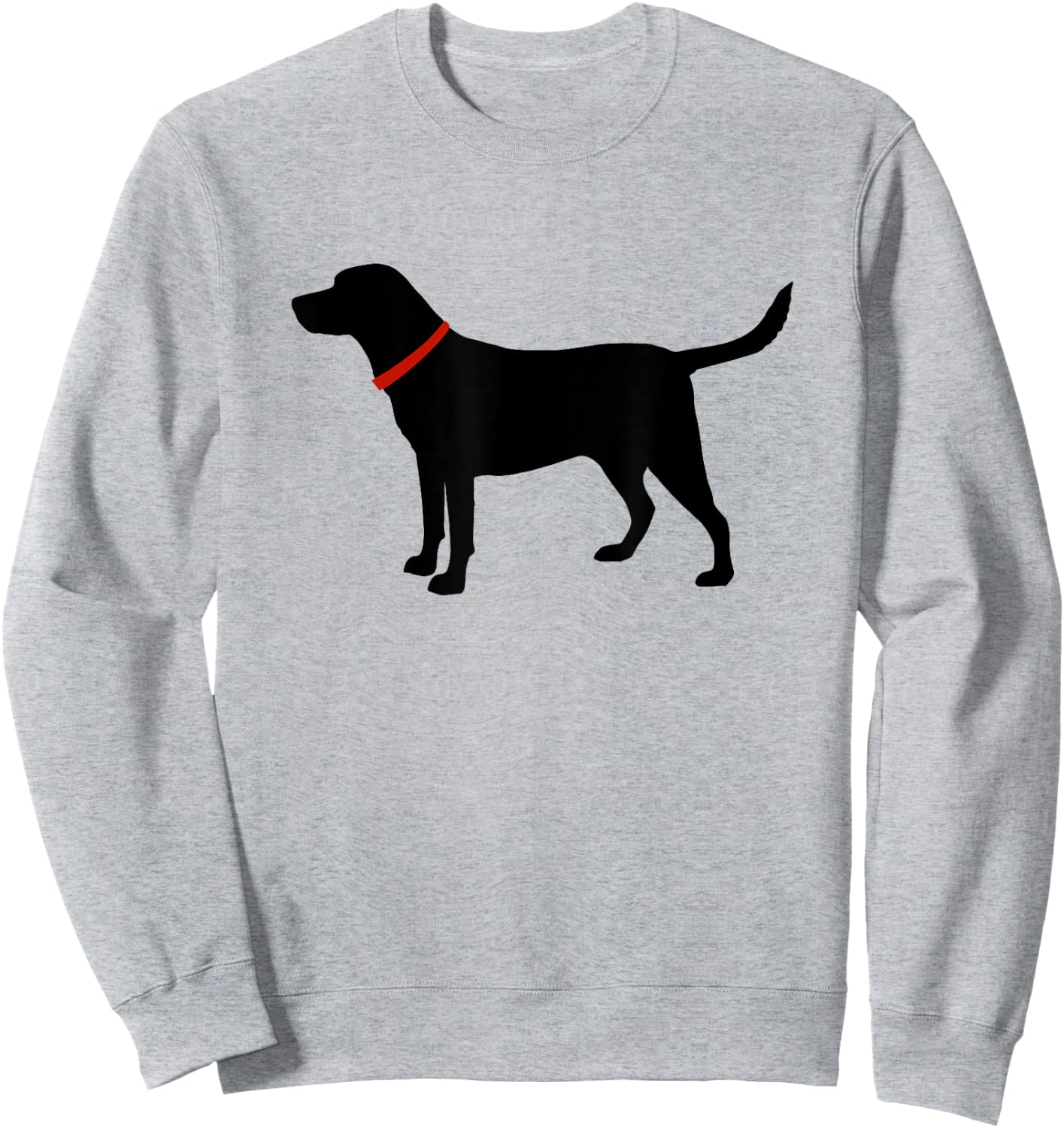 Labrador Retriever Black Lab Rubber Labrador Retriever Black Lab Lover Sweatshirt - Sweatshirt | Ash