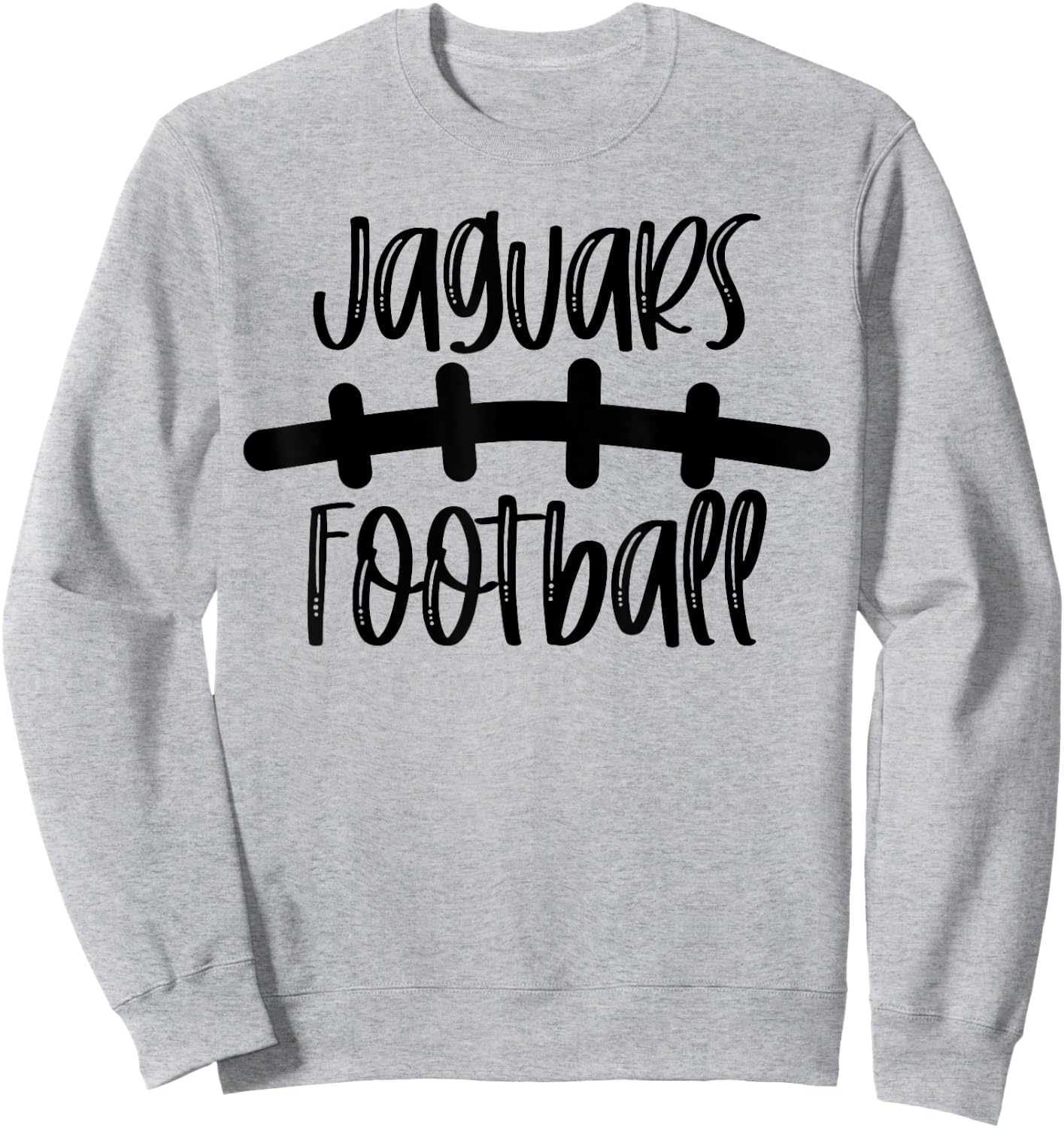Jaguars Football School Spirit Team Mascot Game Night Sweatshirt - Sweatshirt | Ash
