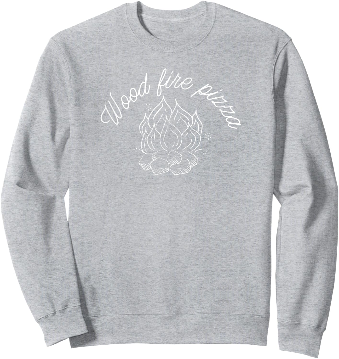 Wood Fire Pizza Sweatshirt - Sweatshirt | Ash