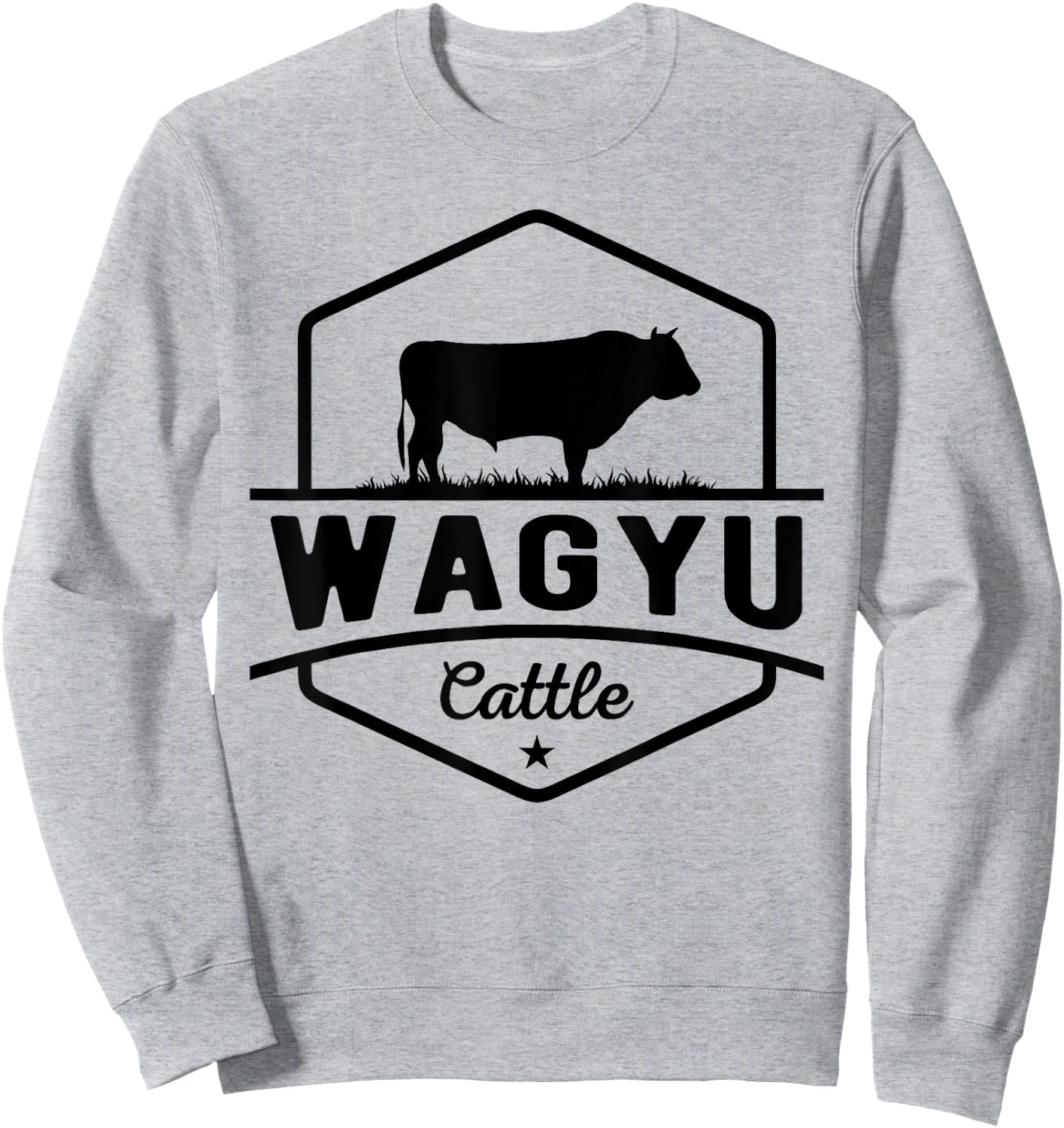Cow Farmer - Wagyu Cattle Sweatshirt - Sweatshirt | Ash