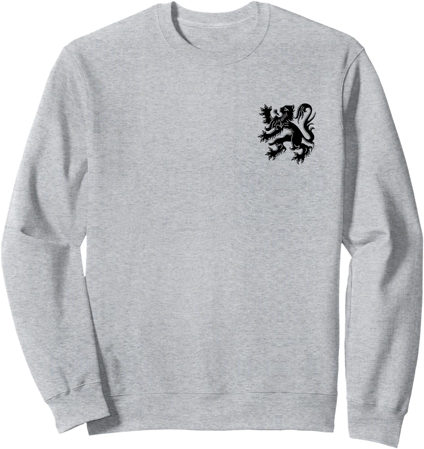 Flanders Belgium Flag Flemish Lion Brussels Sweatshirt - Sweatshirt | Ash