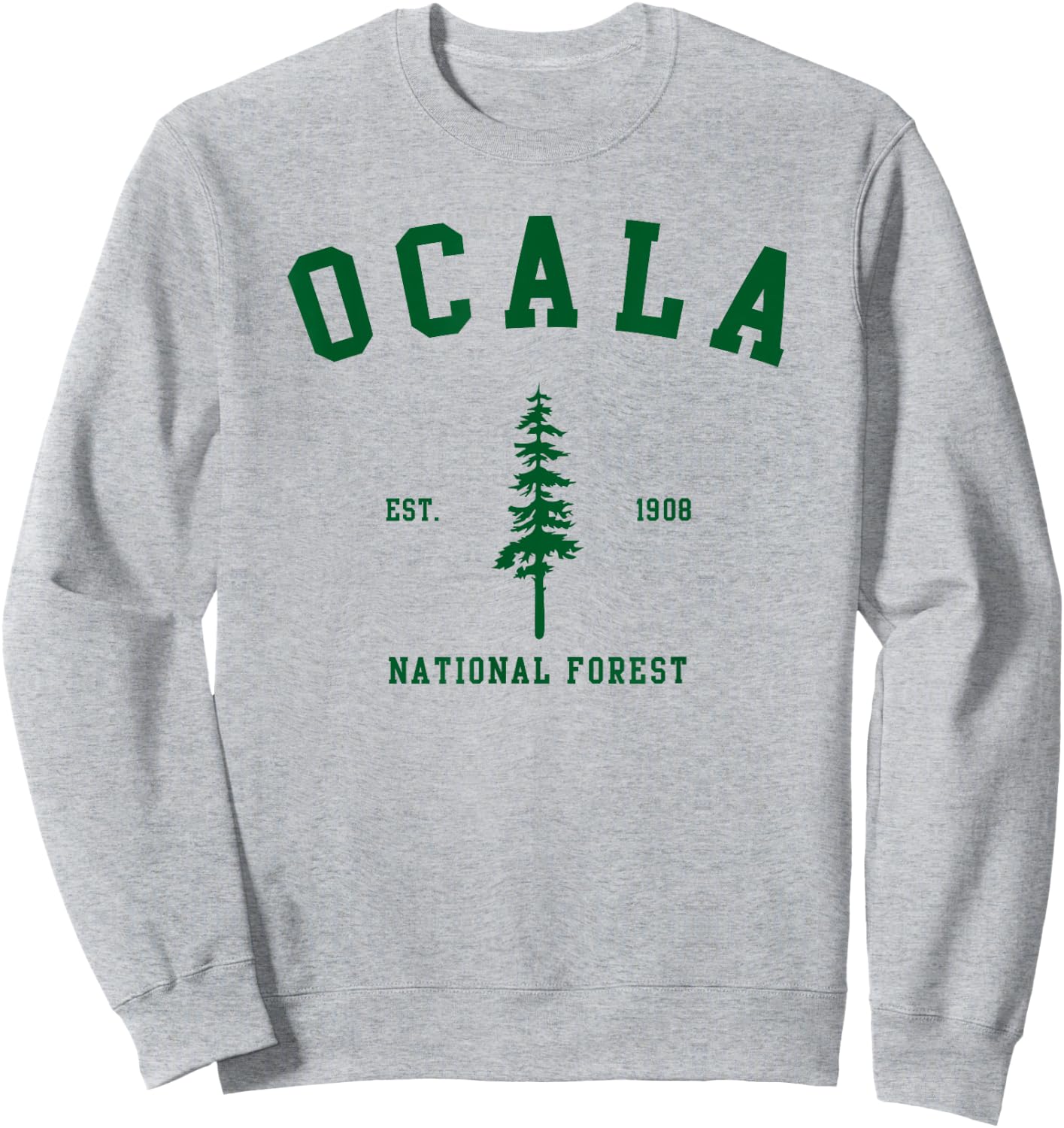 Ocala National Forest Explore Florida Sweatshirt - Sweatshirt | Ash