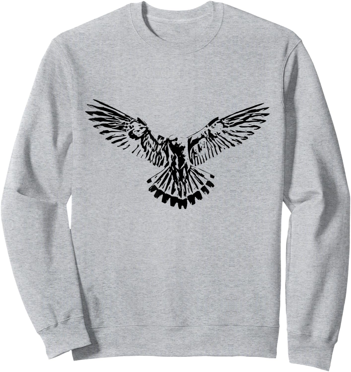 Hawk motif bird of prey Sweatshirt - Sweatshirt | Ash
