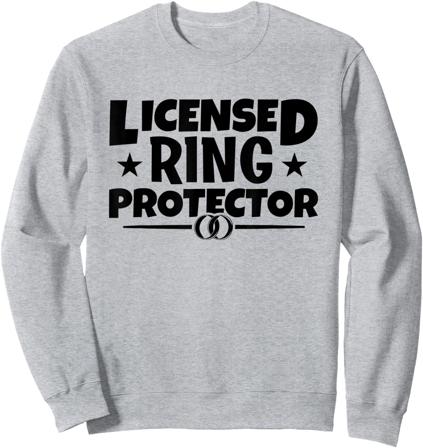 Kids Security Licensed Ring Protector Wedding Bearer Sweatshirt - Sweatshirt | Ash