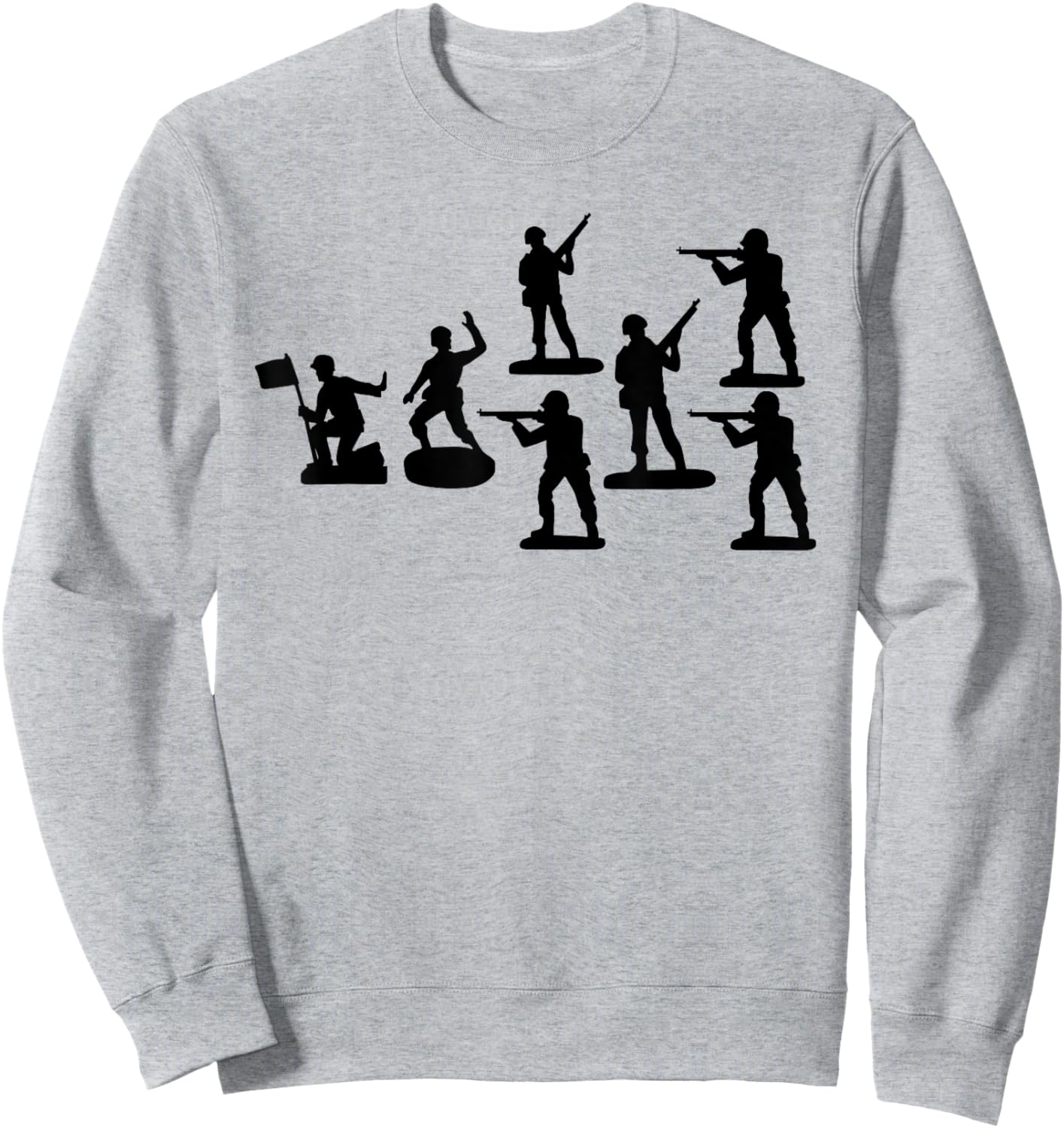 Toy Soldiers | Cute Little Lovers Gift Sweatshirt - Sweatshirt | Ash