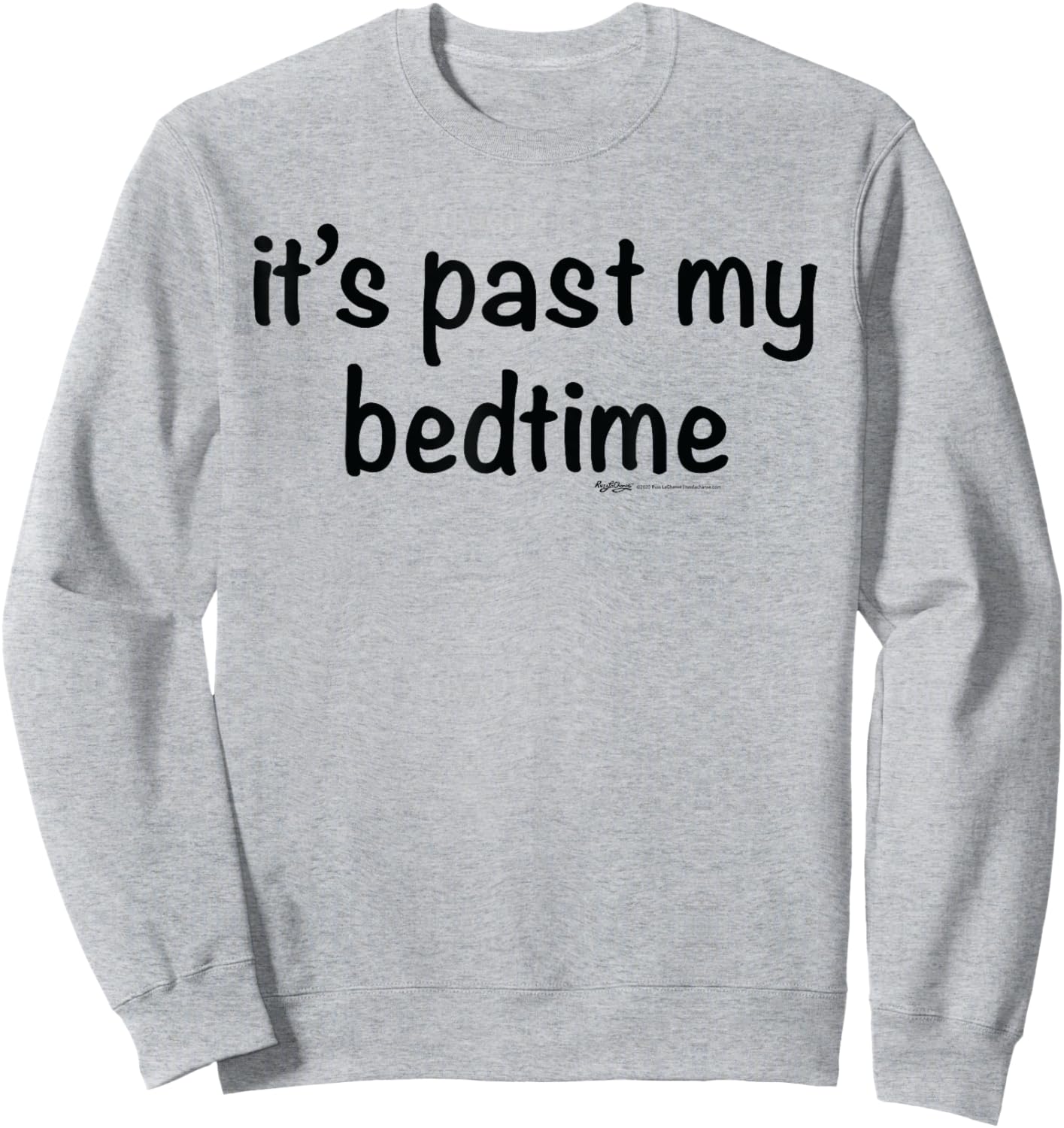 It's Past My Bedtime Nap Sweatshirt - Sweatshirt | Ash