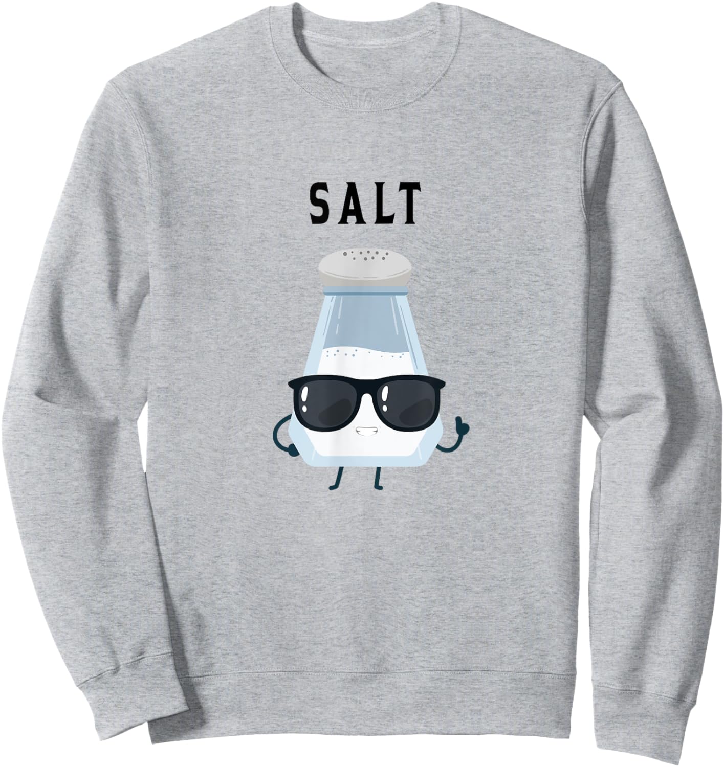 Kawaii Cool Salt Pepper Halloween Costume Best Friend Sweatshirt - Sweatshirt | Ash