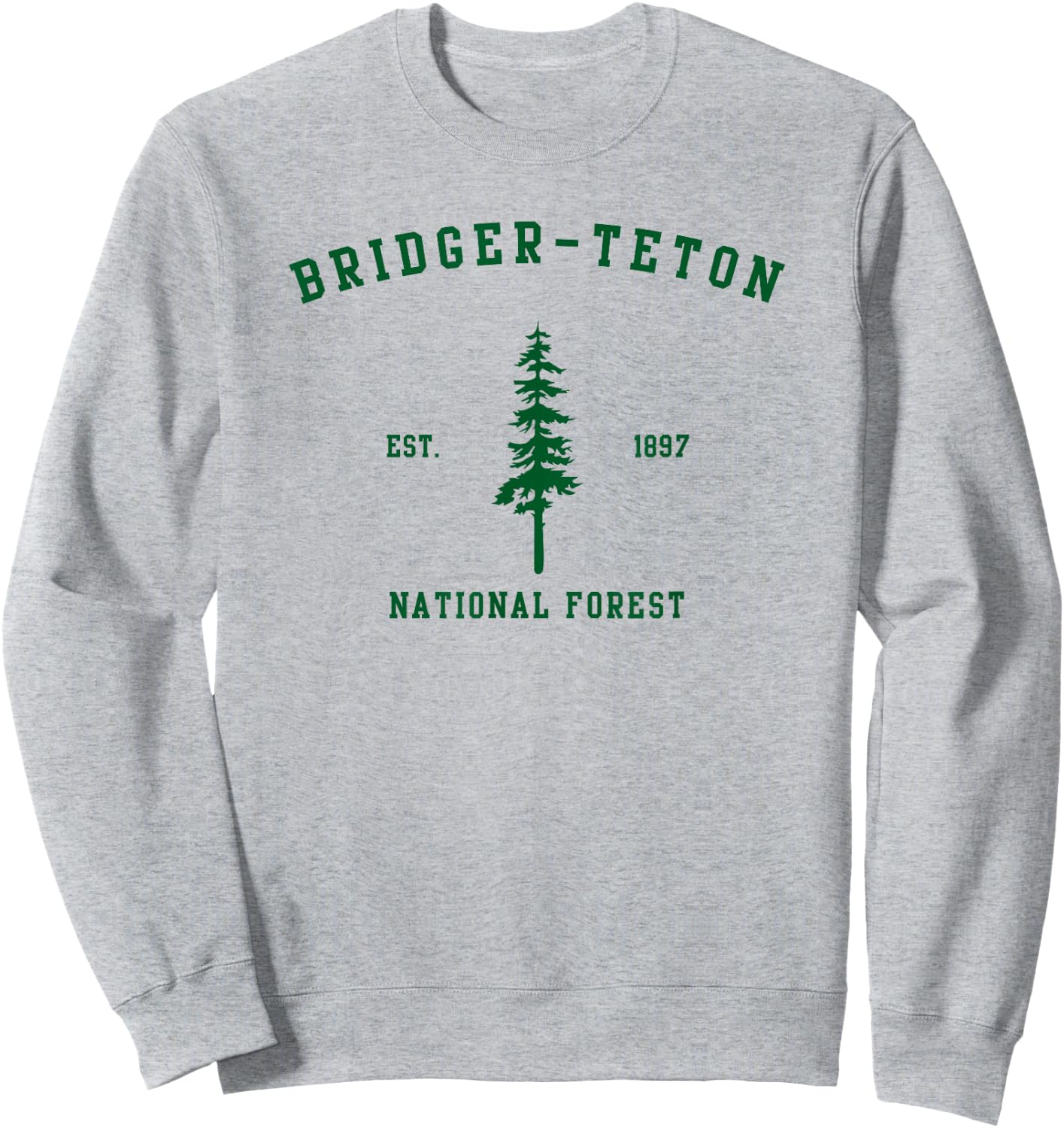 Bridger-Teton National Forest Explore Wyoming Sweatshirt - Sweatshirt | Ash