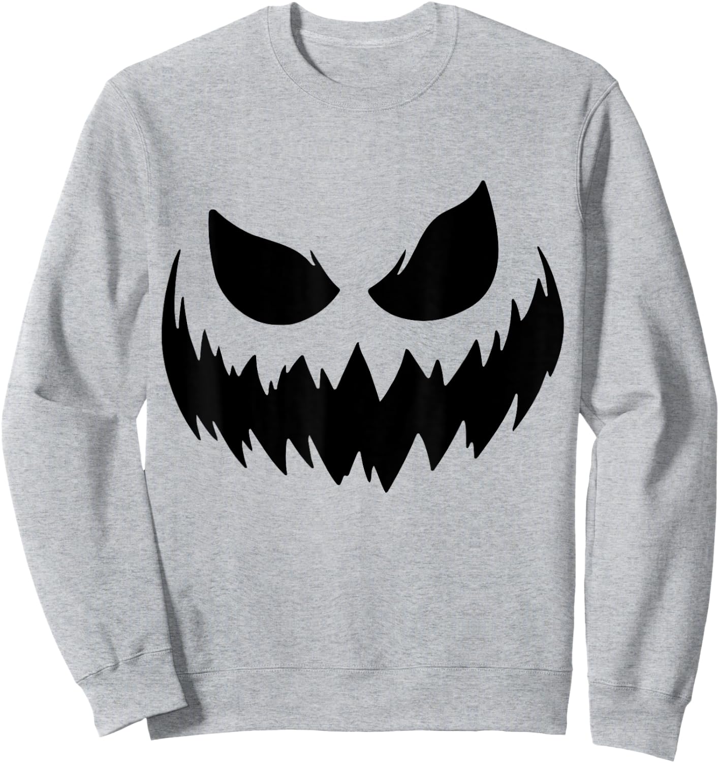 Pumpkin Jack O Lantern Face Jackolantern Sweatshirt - Sweatshirt | Ash