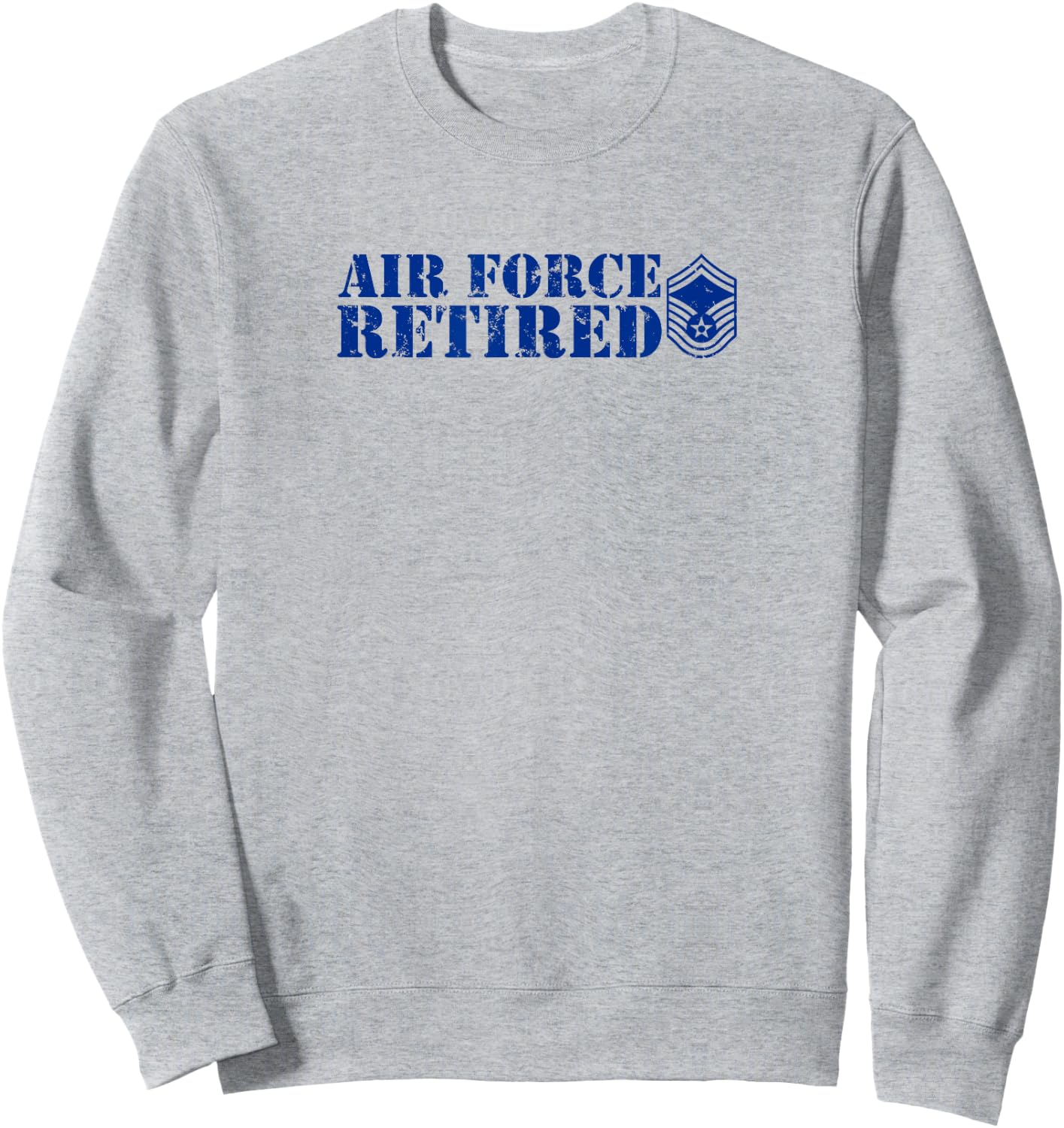 Air Force Senior Master Sergeant (SMSgt) Sweatshirt - Sweatshirt | Ash